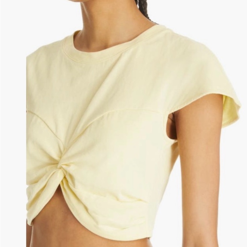 Isabel Marant Zineae Tee Shirt Crop Top (Size Small) NWT